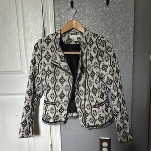H&M Black and White Blazer